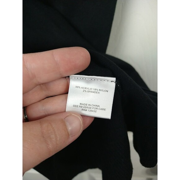 Modcloth Woman XXS Pullover Black Sweater Tank Classic Minimalist - Picture 6 of 8